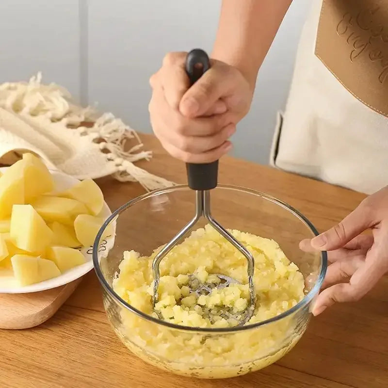 1pc Stainless Steel Manual Potato Ricer Garlic Masher Creative