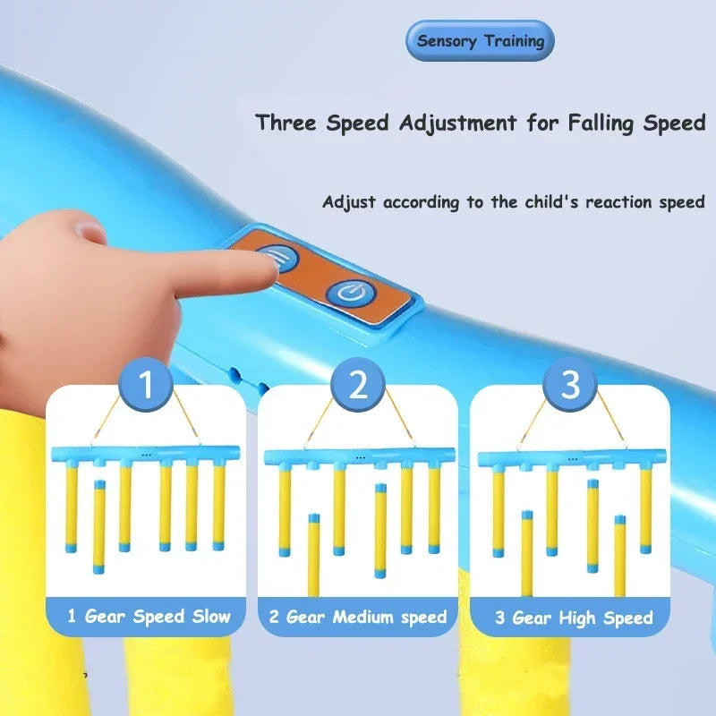 Challenge Falling Sticks Game Stick Catcher Machine Training Reaction Ability Educational Activity Parent-Child Family Party Toy