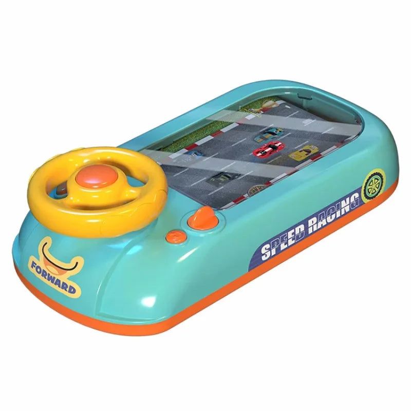 Racing Car Electronic Adventure Game Steering Wheel Driving Toy