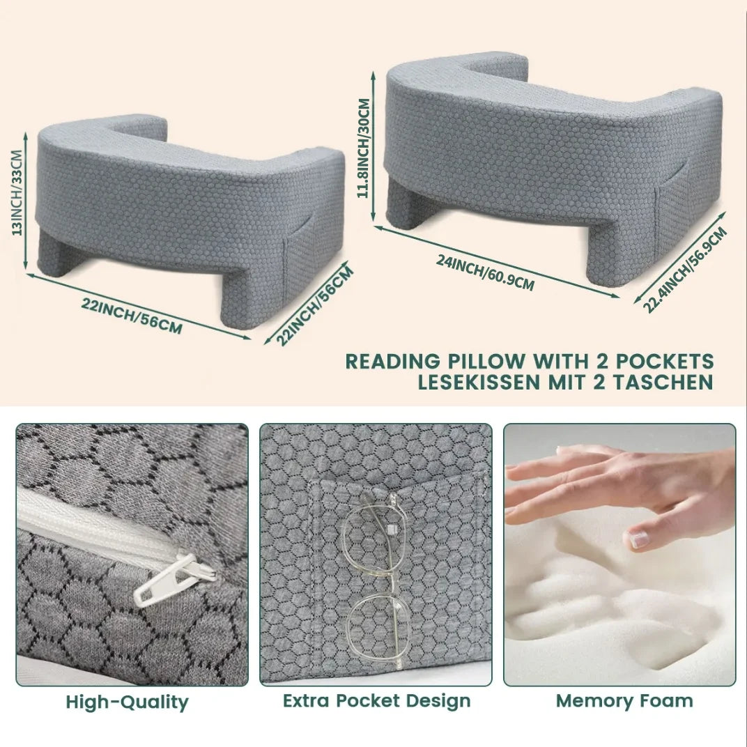 ComfortPlus Ergonomic Lap Desk – Gaming & Reading Made Easy!