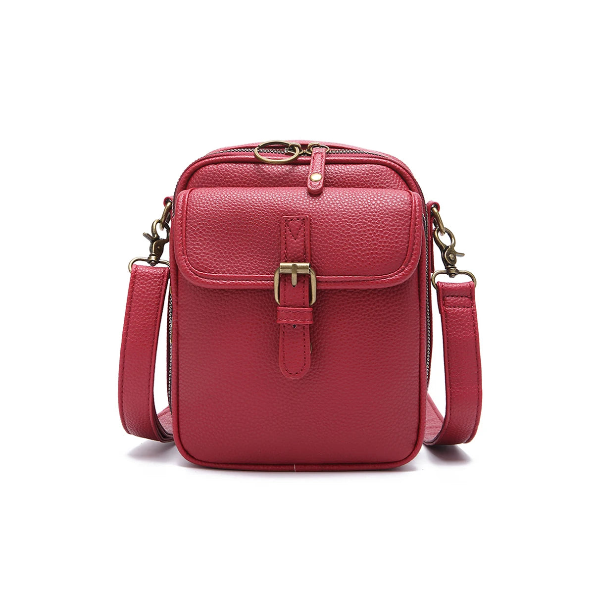 Chic Carry: Women's Leather Crossbody Bag
