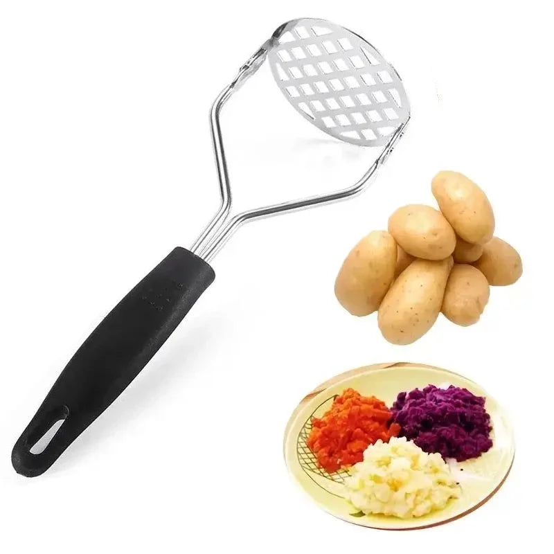 1pc Stainless Steel Manual Potato Ricer Garlic Masher Creative
