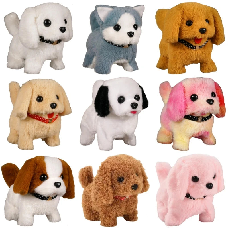 Realistic Electric Simulation Smart Dog Plush Toy Cute Little Puppy