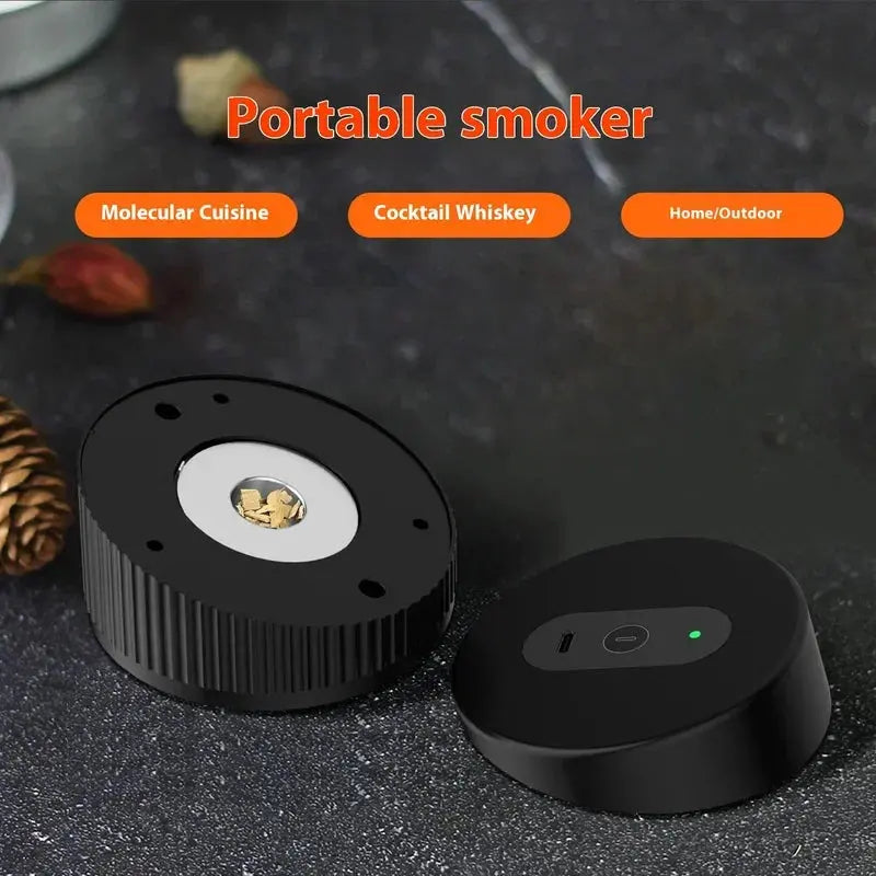 Electric Whiskey Smoker Kit With 6 Wood Chips Rechargeable Cocktail Smoker Kit Built In Lighter No Butane Needed Customized Gift KYU ACGN Store