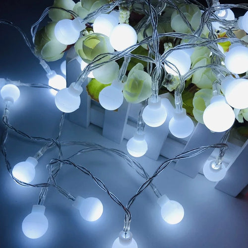 10M USB/Battery Power Ball LED String Lights Garland Lights Outdoor