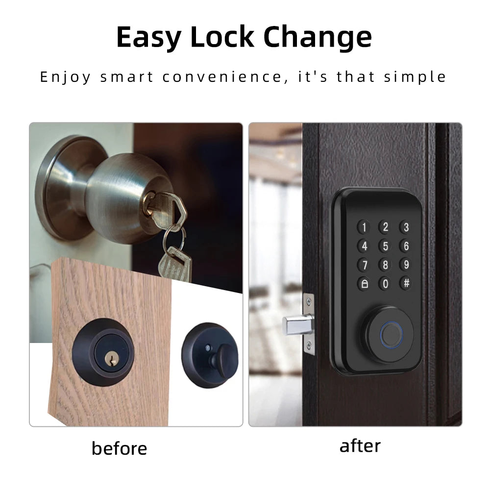 WiFi Smart Lock Pro with Keypad Touch RAYKUBE Global Store