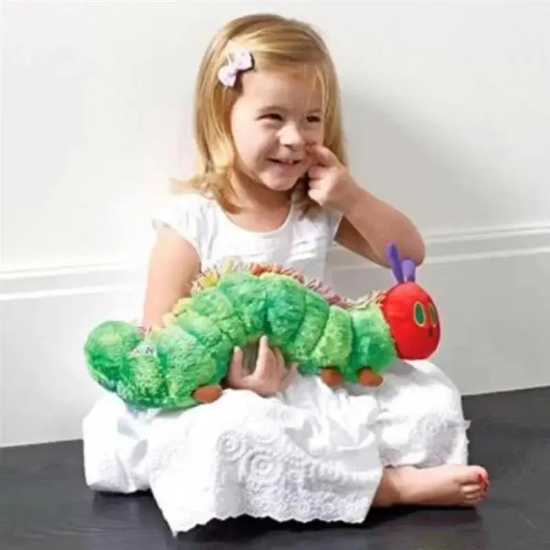 22CM Caterpillar Soft Toy Green Cotton Caterpillar Plush Animal Dolls