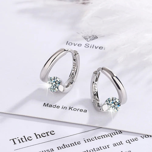 Women's Delicate Acupuncture Points Weight Loss Earrings Cubic