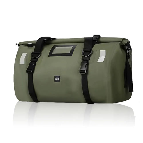 Motorcycle Dry Bag Waterproof Reflective Tail Duffle Bag Skiing Travel