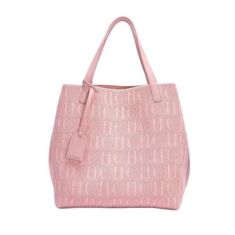 Fashionable Classic New Solid Color Outer Bag Women's Handbag Exquisite Craftsmanship Large Capacity Tote Bag
