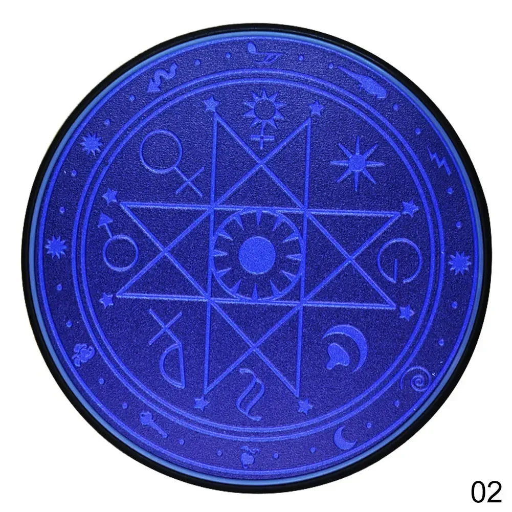 10W Qi Wireless Fast Charger Circle Magic Optical Array Wireless Charging For QI Standard Full Range Wireless Charging Phone Vivivigood Store