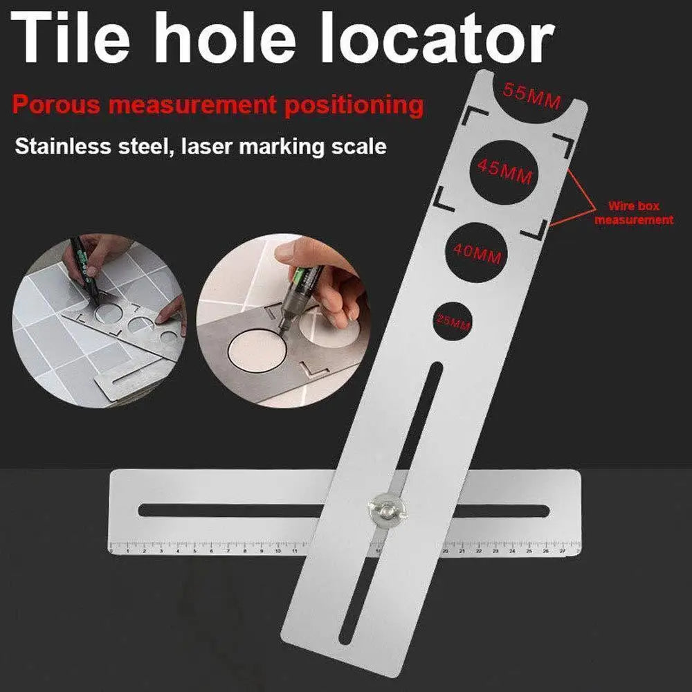 Tile angle Adjustable Tile Locator To Wall Marking Position Ruler