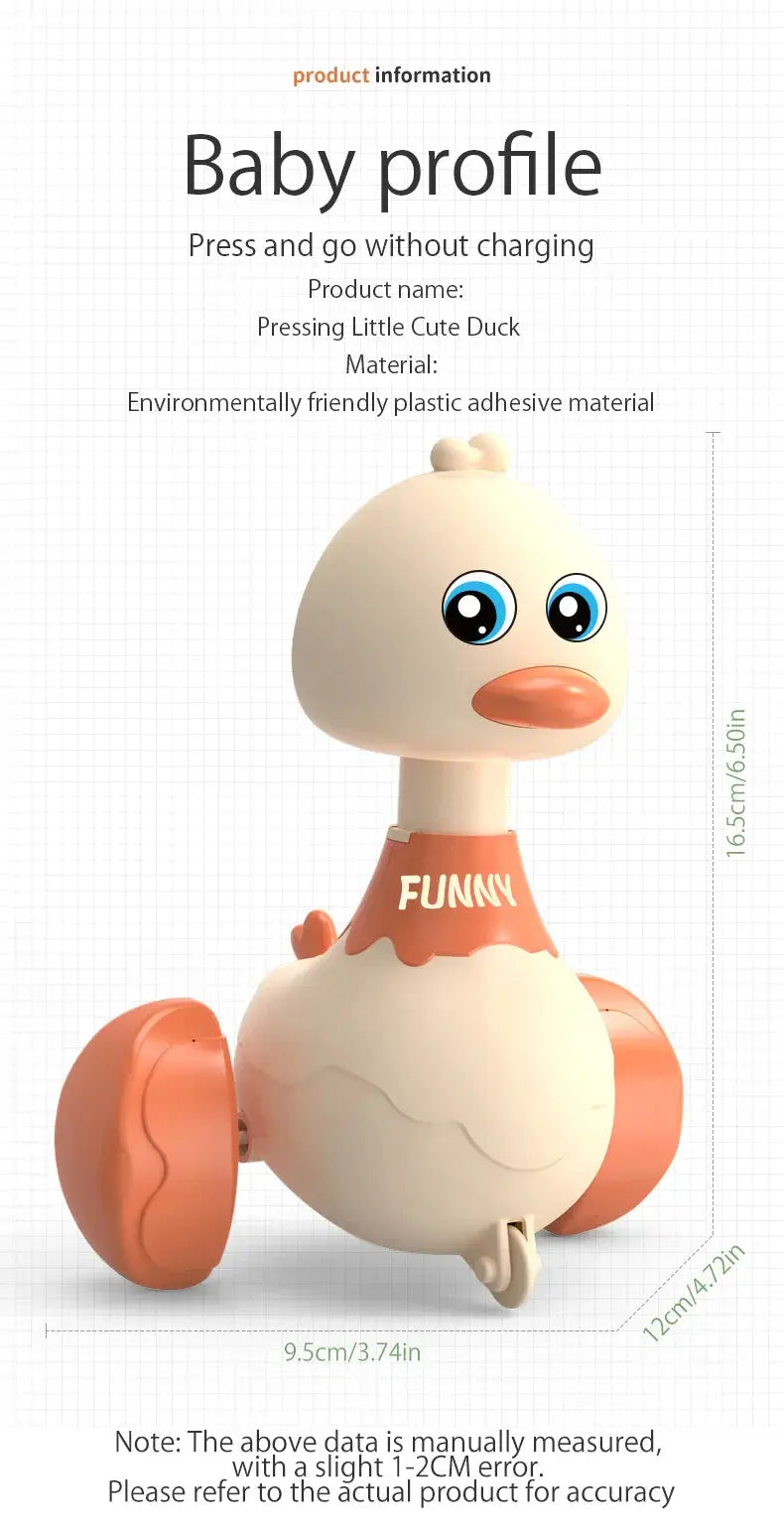 Baby Spielzeug Schaukel Ente Spielzeug Cartoon Presse Fahrzeuge gleiten Tier Trägheit zurückziehen Autos frühe Bildung Spielzeug für Kleinkinder Jungen Mädchen CONUSEA Official Store