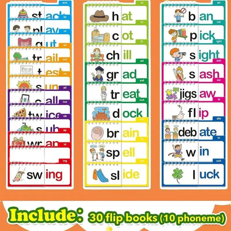 RhymeTime™ 30-Book Learning Flip Set 📚🎤