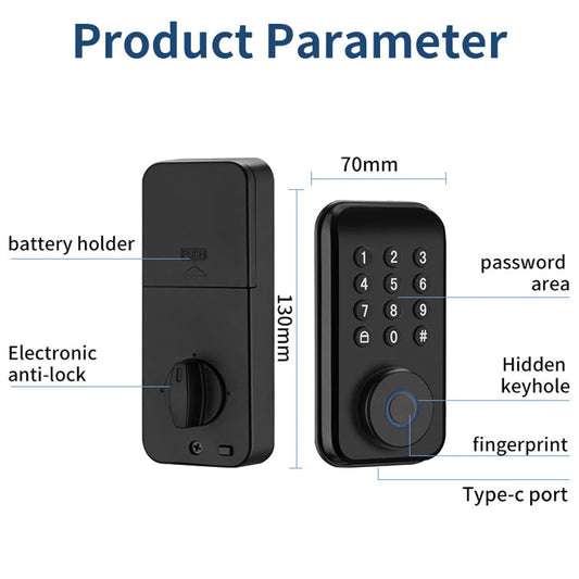 WiFi Smart Lock Pro with Keypad Touch RAYKUBE Global Store