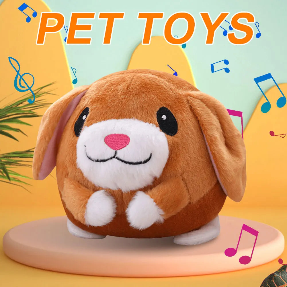 Cartoon Pig Active Moving Pet Plush Toy USB Rechargeable Interactive