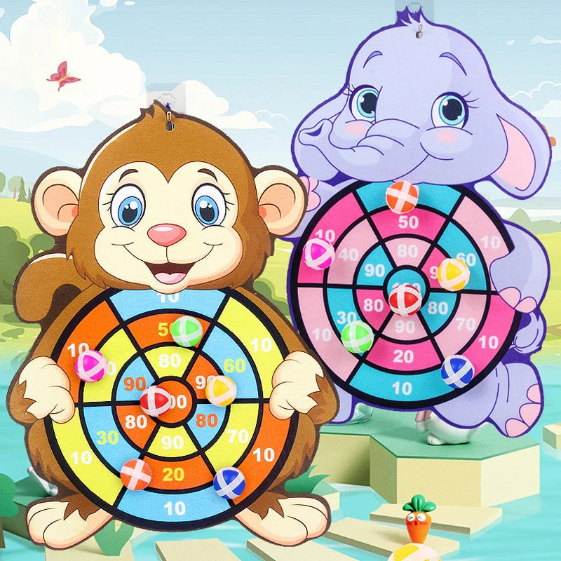Kids Educational Dart Board Set