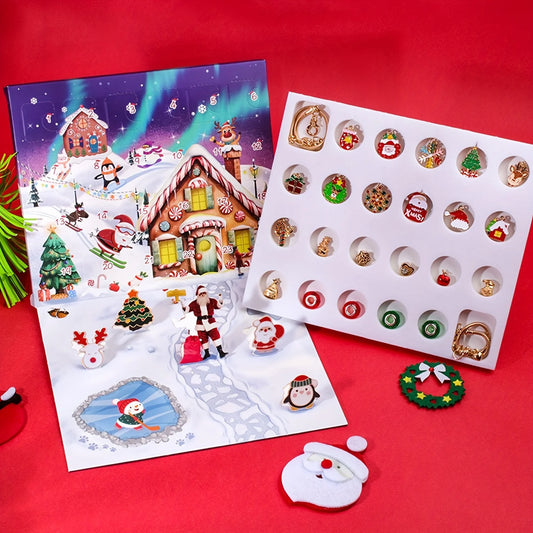 JoyfulCharm Christmas Advent Set – 24 Days of DIY Bracelet Magic