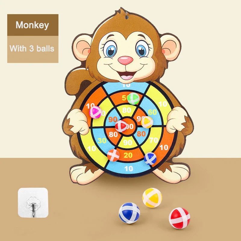 Kids Educational Dart Board Set