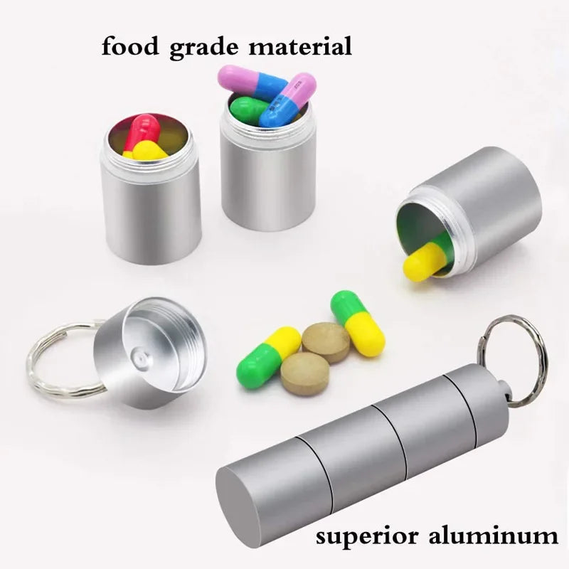 Portable Mini Pill Box - Waterproof and Sealed Organizer