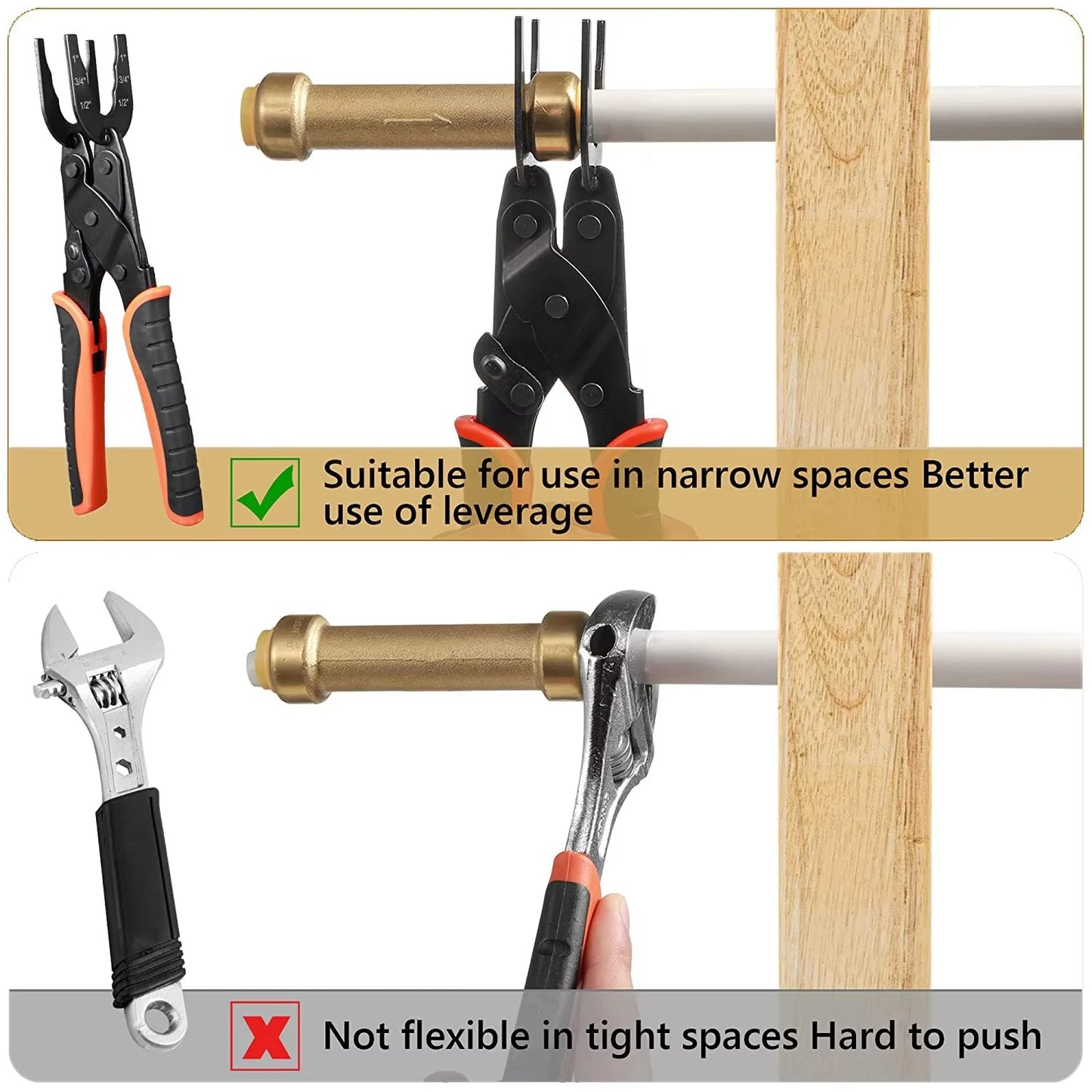 ClampPro™ Pliers 🔧 — Push-In Grip, Fast Repairs