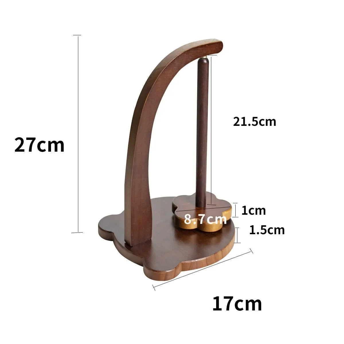 Tidy Your Threads: Elegant Wooden Yarn Spool Rack
