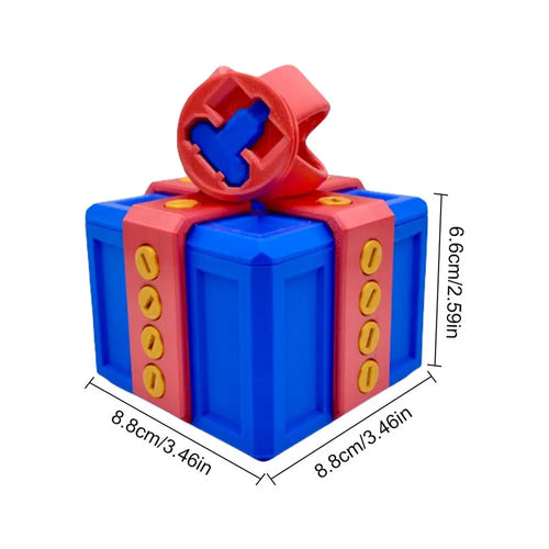 Annoy-ing Gift Box With Screws Puzzle Gift Boxes Prank Screw Box 3D