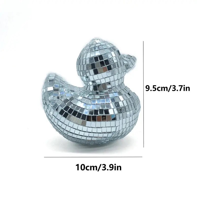 Silver Duck Disco Ball Mosaic Glass Mini Disco Ball Bar Home Ornament AliExpress