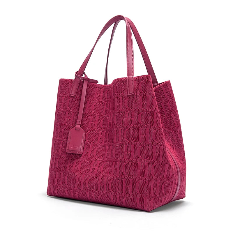 Fashionable Classic New Solid Color Outer Bag Women's Handbag Exquisite Craftsmanship Large Capacity Tote Bag