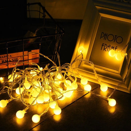10M USB/Battery Power Ball LED String Lights Garland Lights Outdoor
