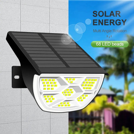 1/2/4PCS Solar Spot Light 68/72 LED Outdoor Garden Solar Landscape