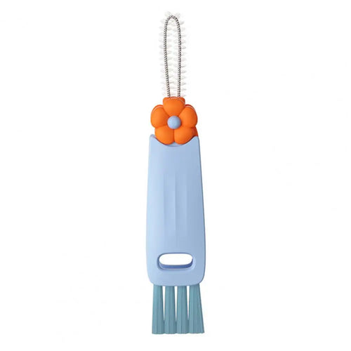 Multifunctional Brush Stiff Bristle Cup Lid Brush for Bottles Gaps