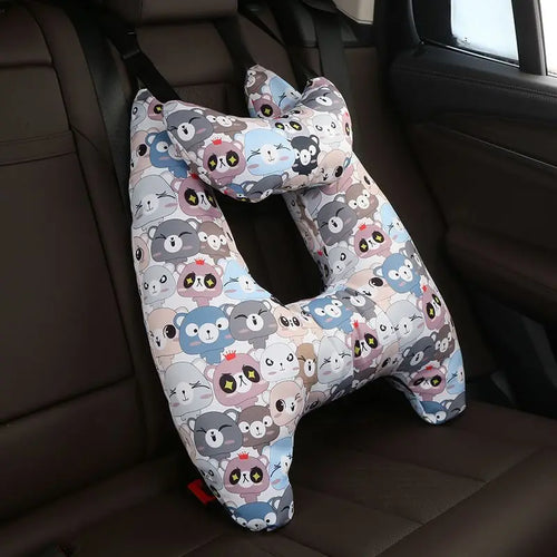 Cute Animal Pattern Kid Neck Head Support U-Shape Children Travel