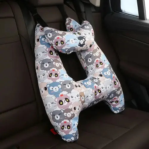 Cute Animal Pattern Kid Neck Head Support U-Shape Children Travel