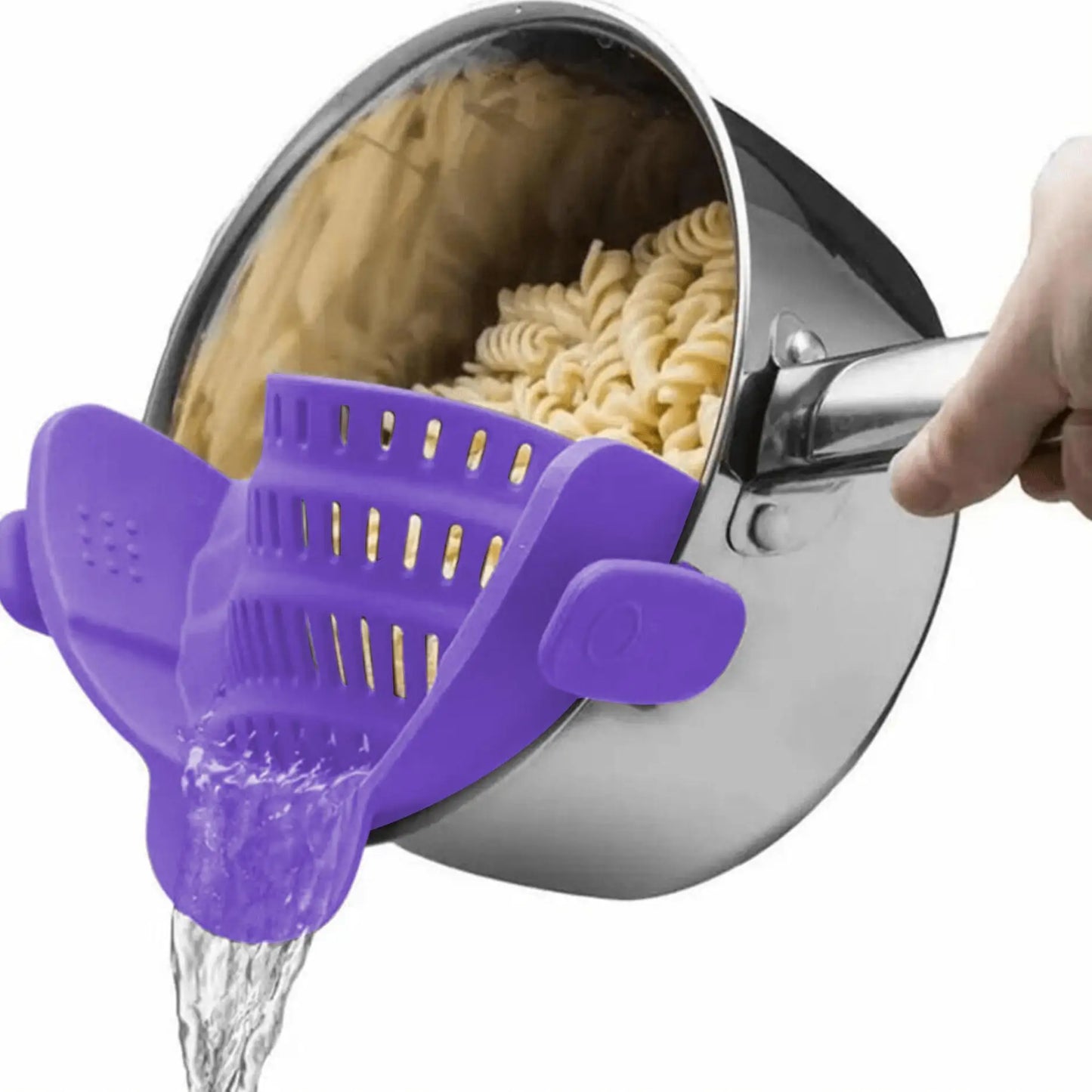 Effortless Silicone Pot Strainer