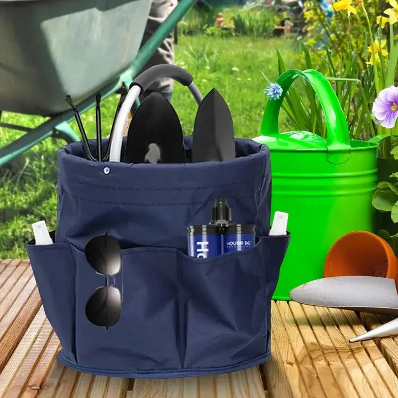 Outdoor Collapsible Large Capacity Picnic Basket Fabric Oxford Travel