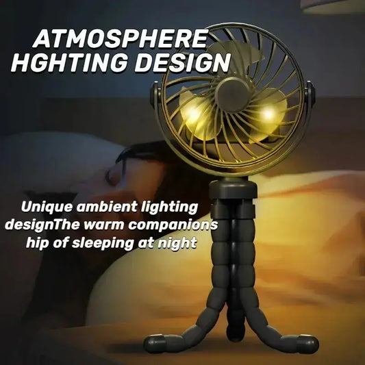 Octopus Multifunctional Mini Fan Portable USB Charging Small Fan Soft Octopus Multifunctional Mini Fan Portable USB Charging Small Fan Soft