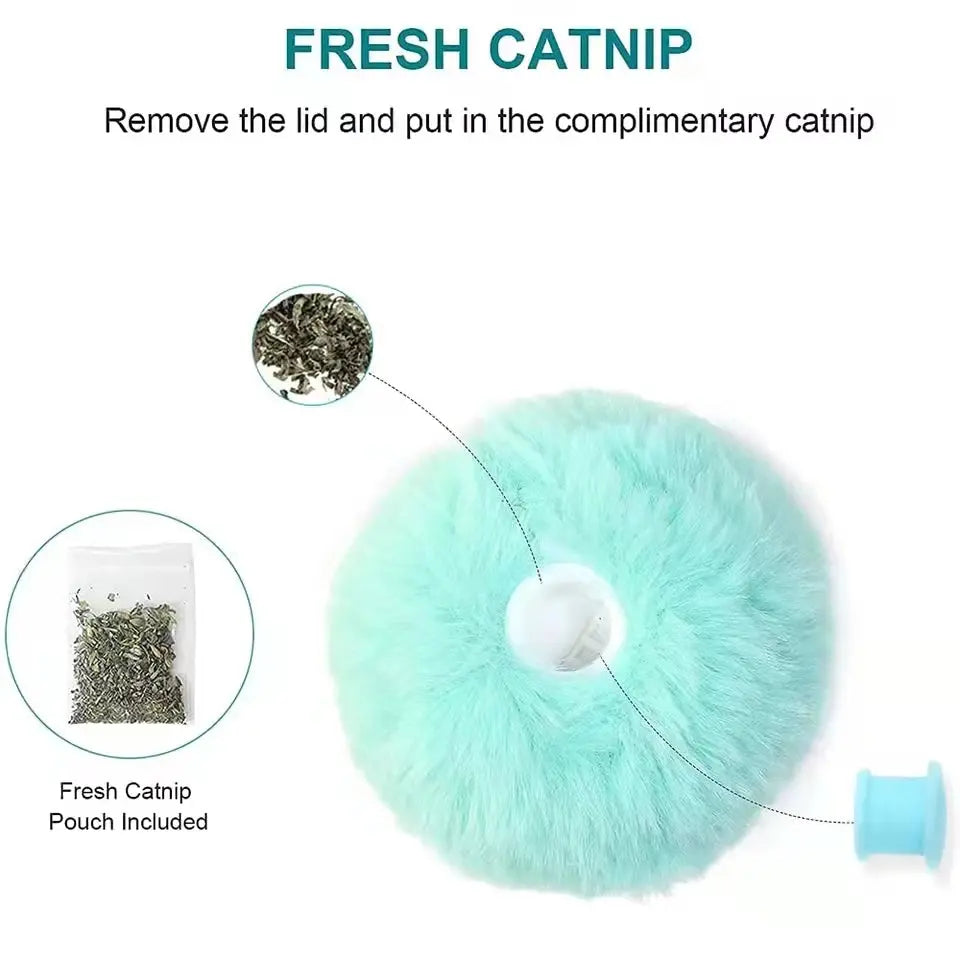 Smart Cat Toys Interactive Ball Plush Electric Catnip Training Toy AliExpress