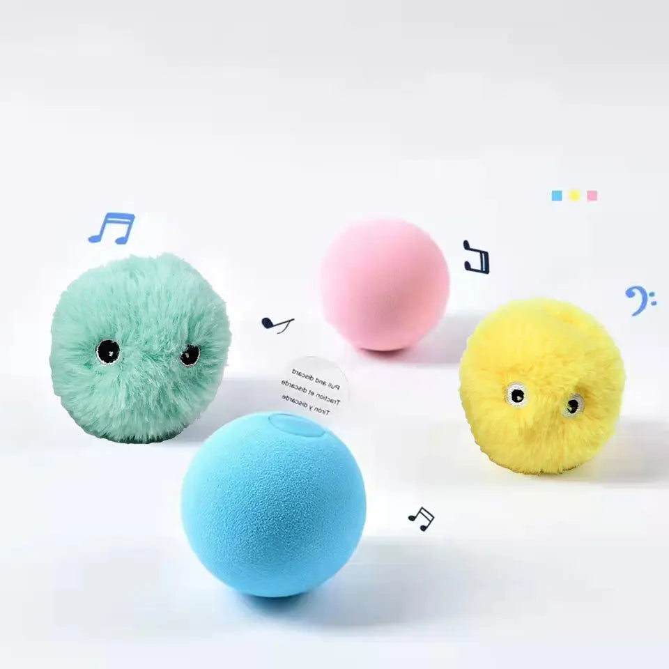 Smart Cat Toys Interactive Ball Plush Electric Catnip Training Toy AliExpress