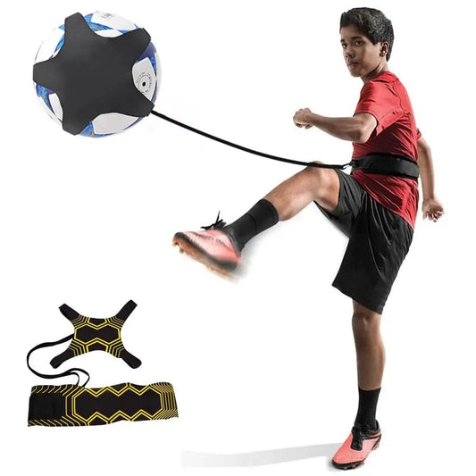 Football Tennis Kick Trainer Soccer Ball Children Practice Aid