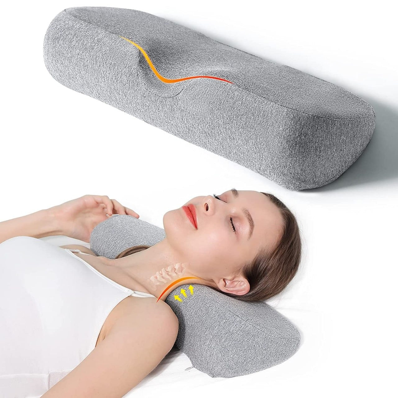 Memory Foam Pillow - Orthopedic Neck Support for Pain Relief