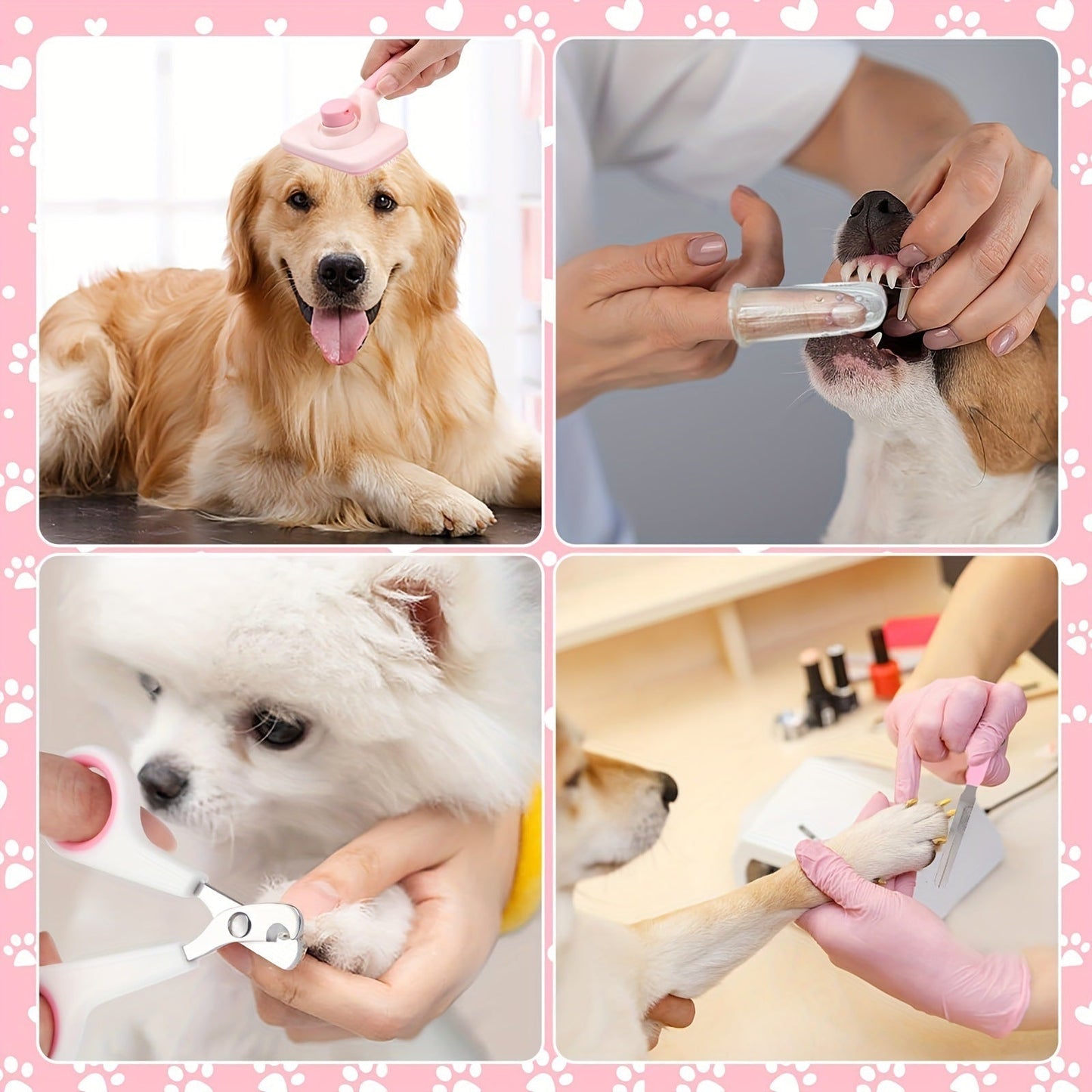 8-piece Dog Beauty Tools Self-Cleaning Sets Shop1104370011 Store