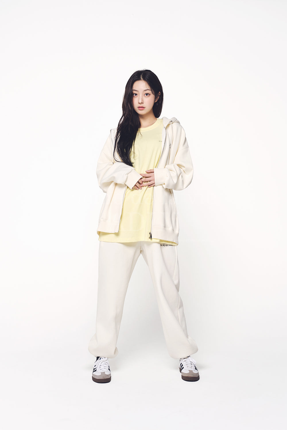 ADLV BASIC LOGO SEASON3 SHORT SLEEVE T-SHIRT LIGHT YELLOW Inkfusion Store