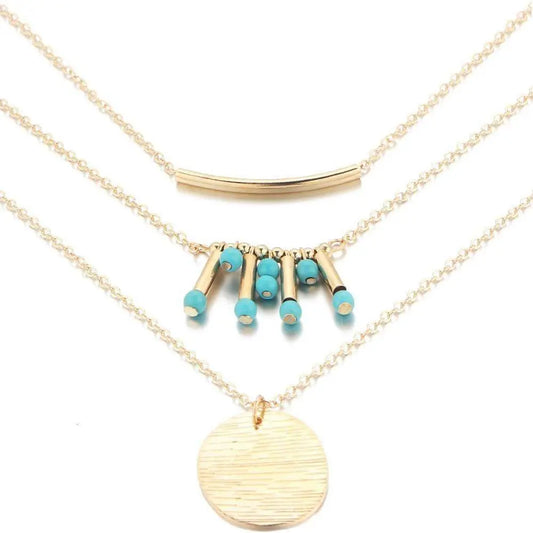 View details for Turquoise Multilayer Necklace Turquoise Multilayer Necklace