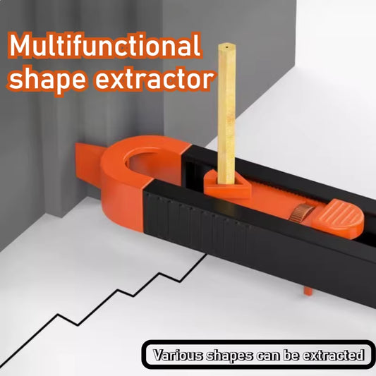 Adjustable Profile Gauge with Locking Mechanism - Precision Contour Tool for Woodworking & Irregular Shape Measurement