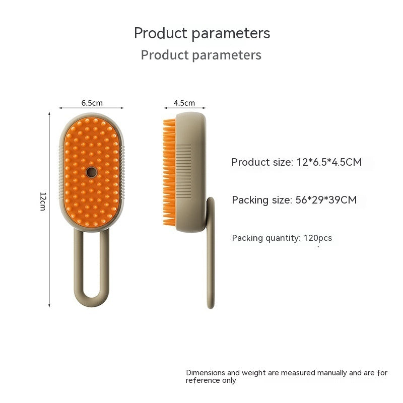 3 In 1 Electric Pet Steam Brush