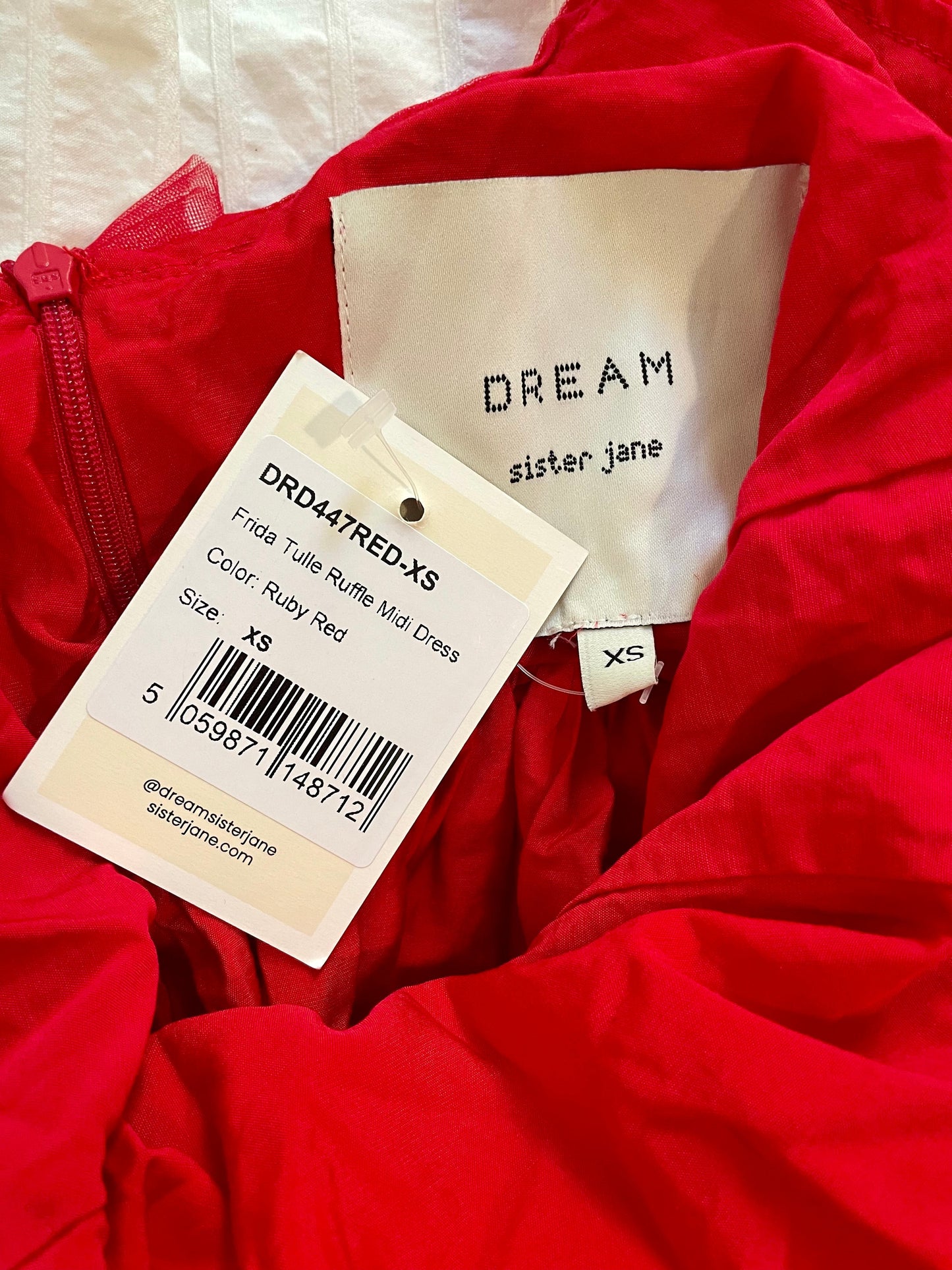 <b>DREAM</b> Frida Tulle Ruffle Midi Dress South Bay Evans General Store