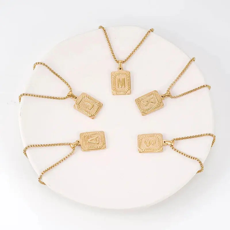 Lucky Letter Men’s Necklace
