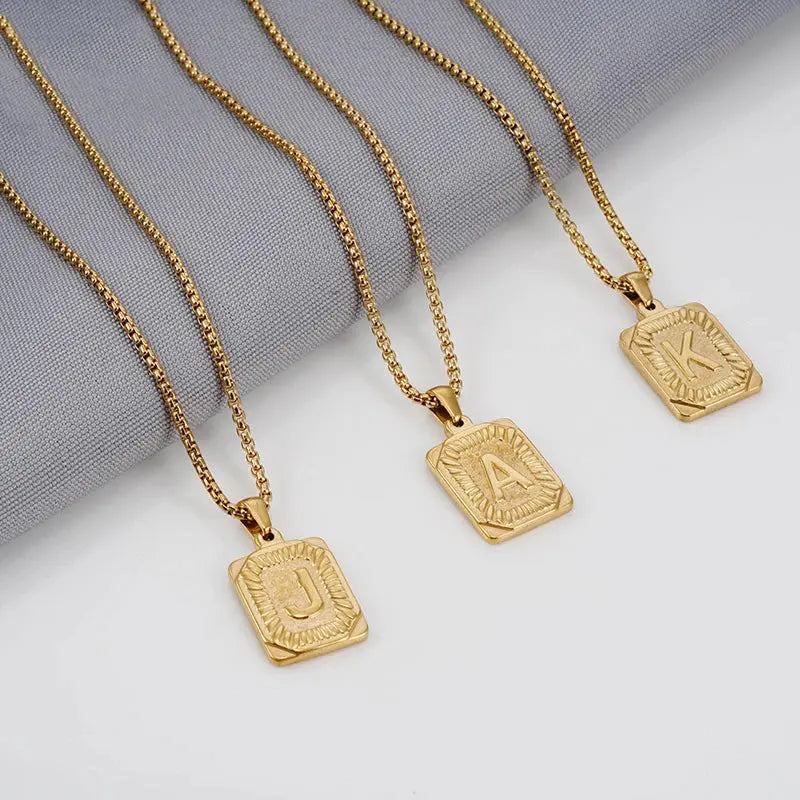 Lucky Letter Men’s Necklace