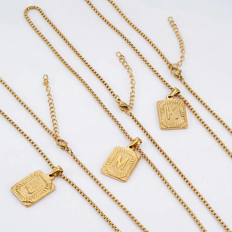 Lucky Letter Men’s Necklace